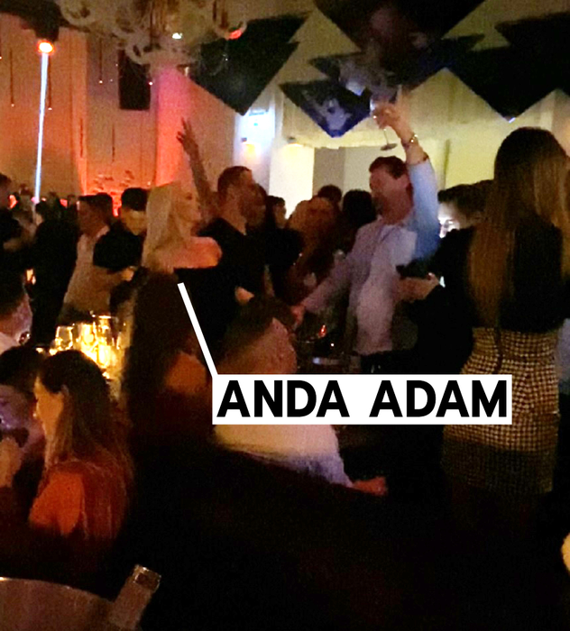 Anda Adam, distracție nocturnă
