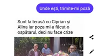 BANC | „Unde ești, trimite-mi poză”