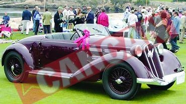 Un milion de lire sterline pentru masina lui Mussolini