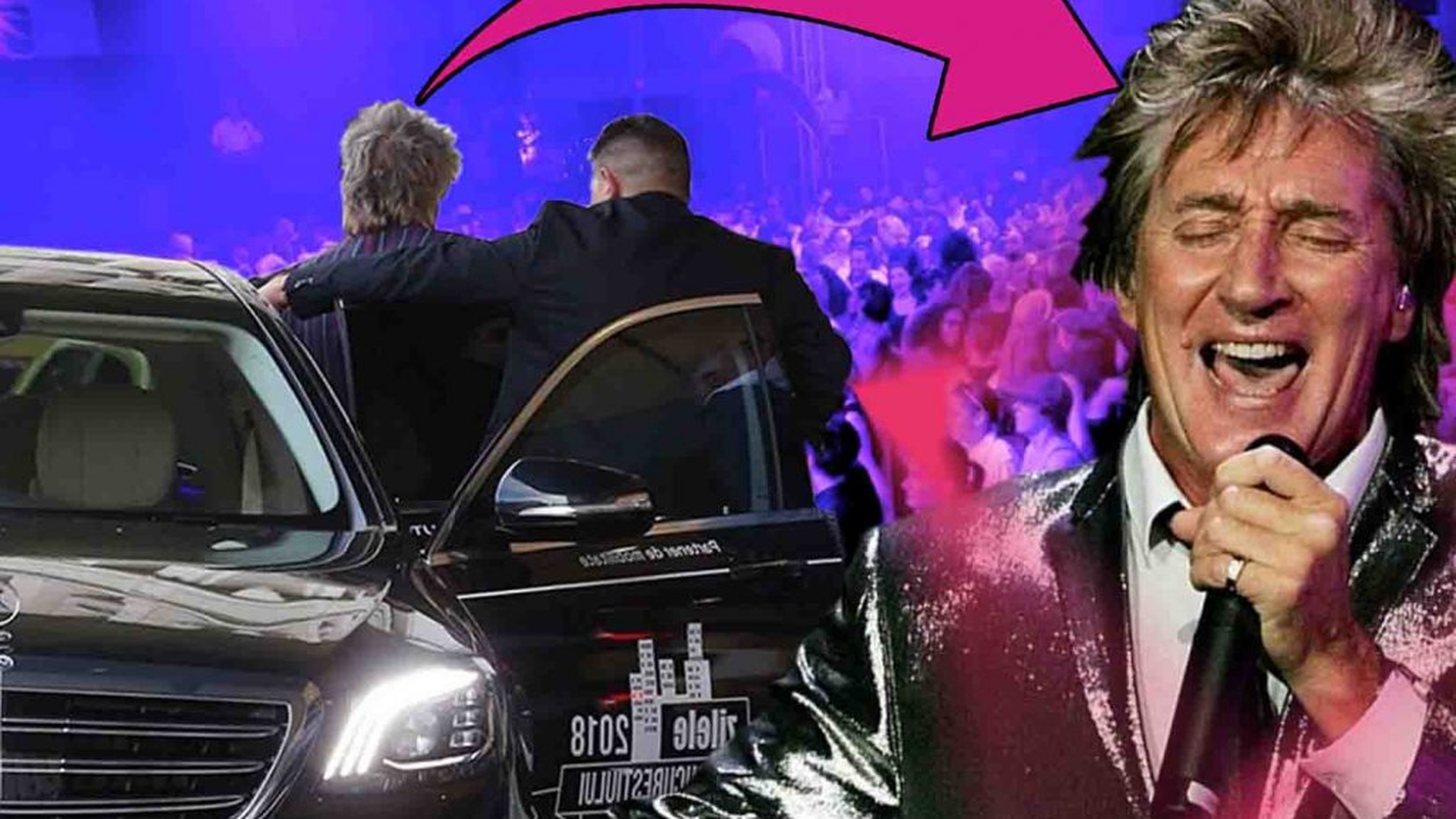 Rod Stewart, păzit ca un șef de stat în România