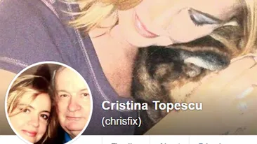 Cutremurător! Ce a apărut în această dimineață pe pagina de Facebook a Cristinei Țopescu