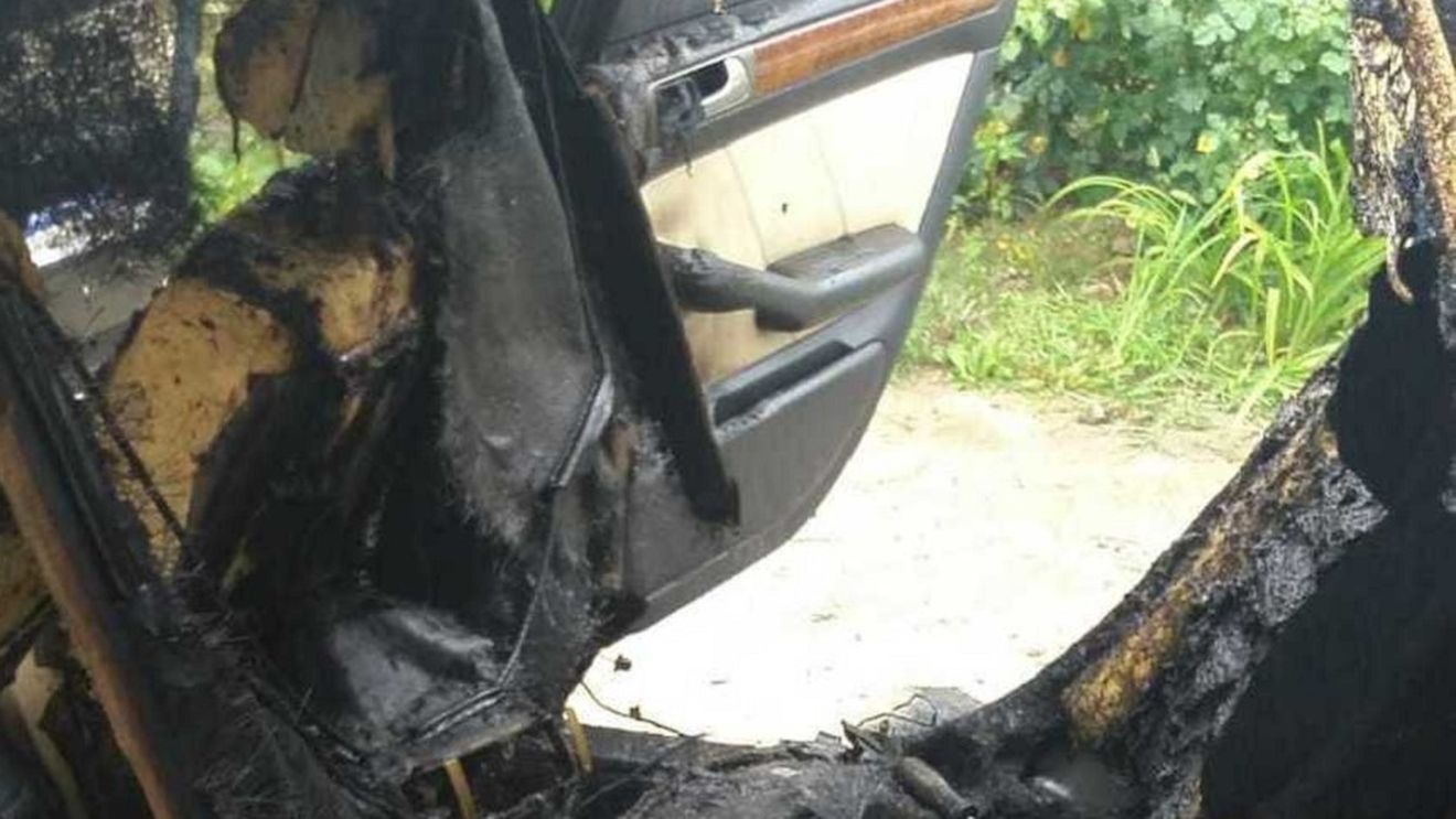 Doi bărbaţi au fost grav răniţi în urma exploziei unui rezervor de maşină, în județul Dâmbovița