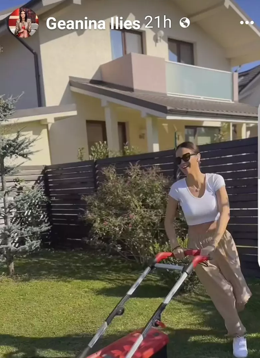Cum arată vila în care locuiește Geanina Ilieș. Are un living spațios și o curte imensă