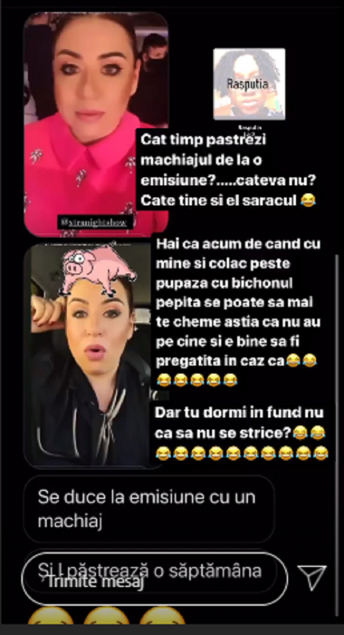 Oana Zăvoranu o ia din nou în râs pe Oana Roman, după ce aceasta conducea singură, pe stradă: „Au fugit toți, ca să nu-i mănânci”
