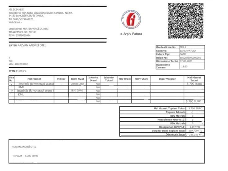 Tiktokerii ne-au trimis documentele de la clinica din Turcia