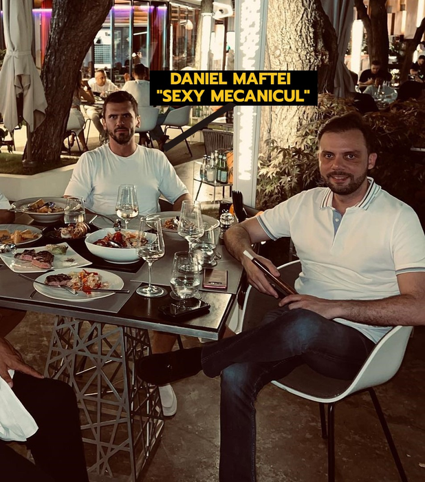 Daniel Maftei, zis și ”Sexy Mecanicul”, alături de Mihai Precup, secretar de stat în Ministerul de Finanțe