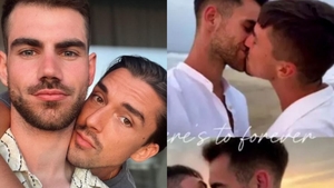 Cum arată inelele de logodnă pe care le poartă Emil Rengle și Alejandro Fernandez. Cei doi s-au logodit pe o plajă din Mexic