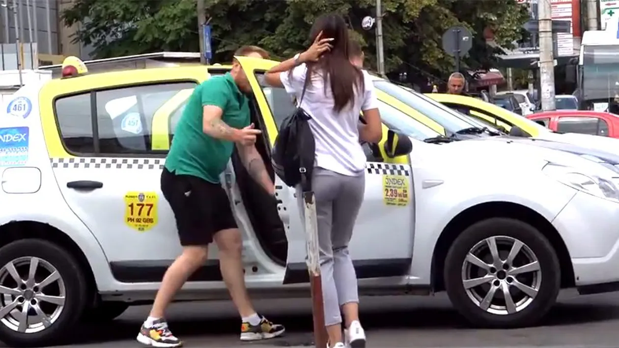 Incredibil cum a reacționat acest taximetrist din Ploiești, după ce a fost rugat de tânăra din imagine să o ducă acasă gratis: Nu am bani la mine