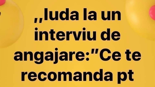 BANCUL ZILEI | Iuda și interviul de angajare