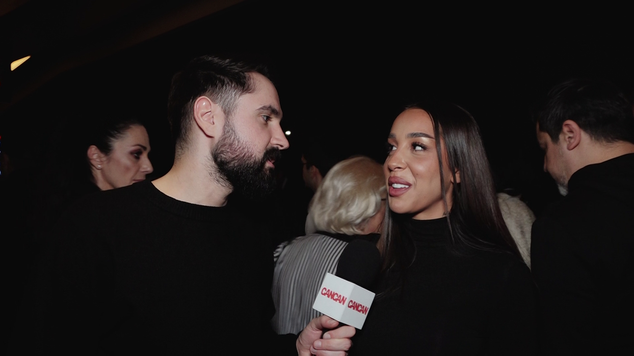 Cristina Ștefania: "Chiar dacă noi lucrăm împreună avem și niște mici domenii, cum ar fi la el video, stă foarte mult în studio și lucrează partea asta. Eu dansul, stau foarte mult acolo cu trupa și cumva ne separăm, ne întâlnim seara!" (Foto: captură video)