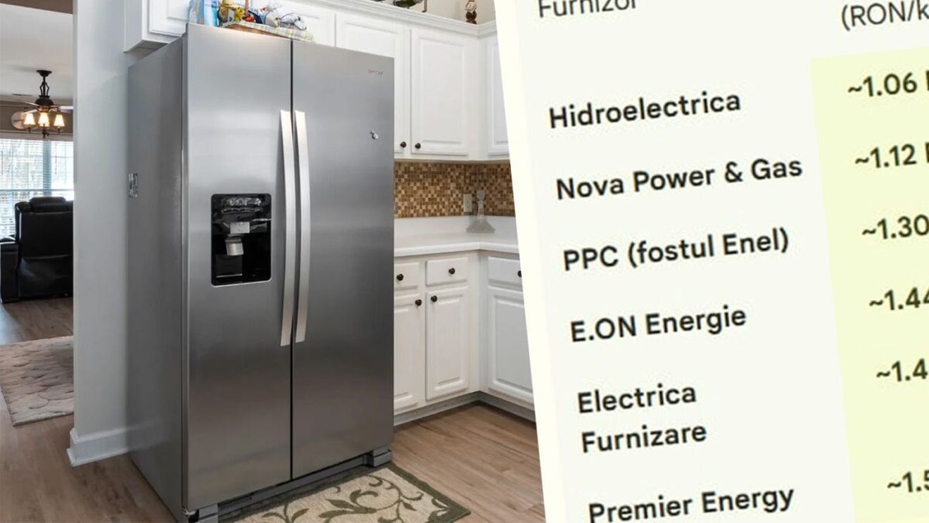 Am făcut calculul complet. Cât curent consumă un frigider și câți lei plătești lunar, în funcție de furnizorul de energie electrică