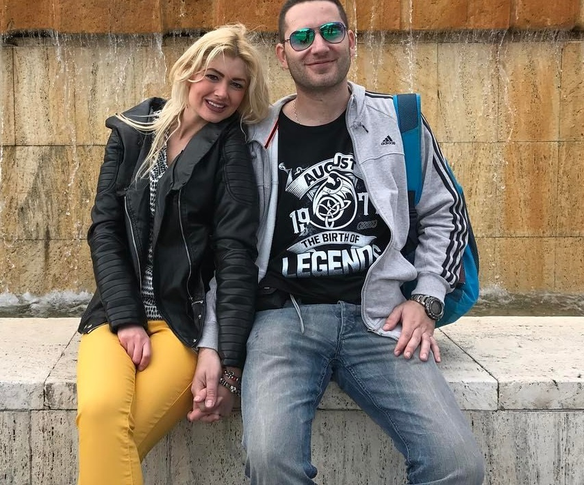 Flavia Apostol, împreună cu iubitul ei