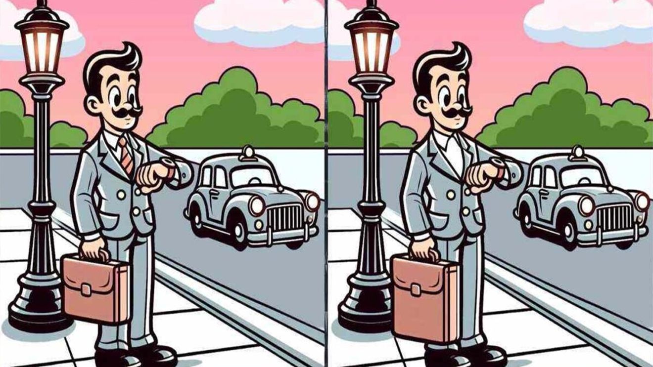 Test de perspicacitate | Găsiți 3 diferențe între bărbatul din stânga și cel din dreapta! Imaginile nu sunt identice