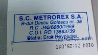 Metrorex nu emite bonuri fiscale pentru cartelele vandute! In medie pe zi se dau circa 35.000 de legitimatii de calatorie!