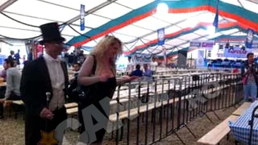 Viorel si Oana Lis, la festivalul berii