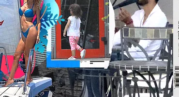 Andreea Bălan cu iubi în insulele Greciei, George Burcea cu fetița la un… trabuc