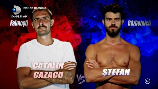 EXATLON 18 MARTIE. Transformare radicală de look pentru Cătălin Cazacu. A pierdut pariul cu Giani Kiriță și a fost nevoit să se supună!