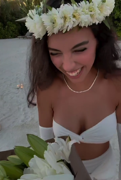 Andreea și Dorian Popa s-au căsătorit în Maldive/ Sursa foto: TikTok