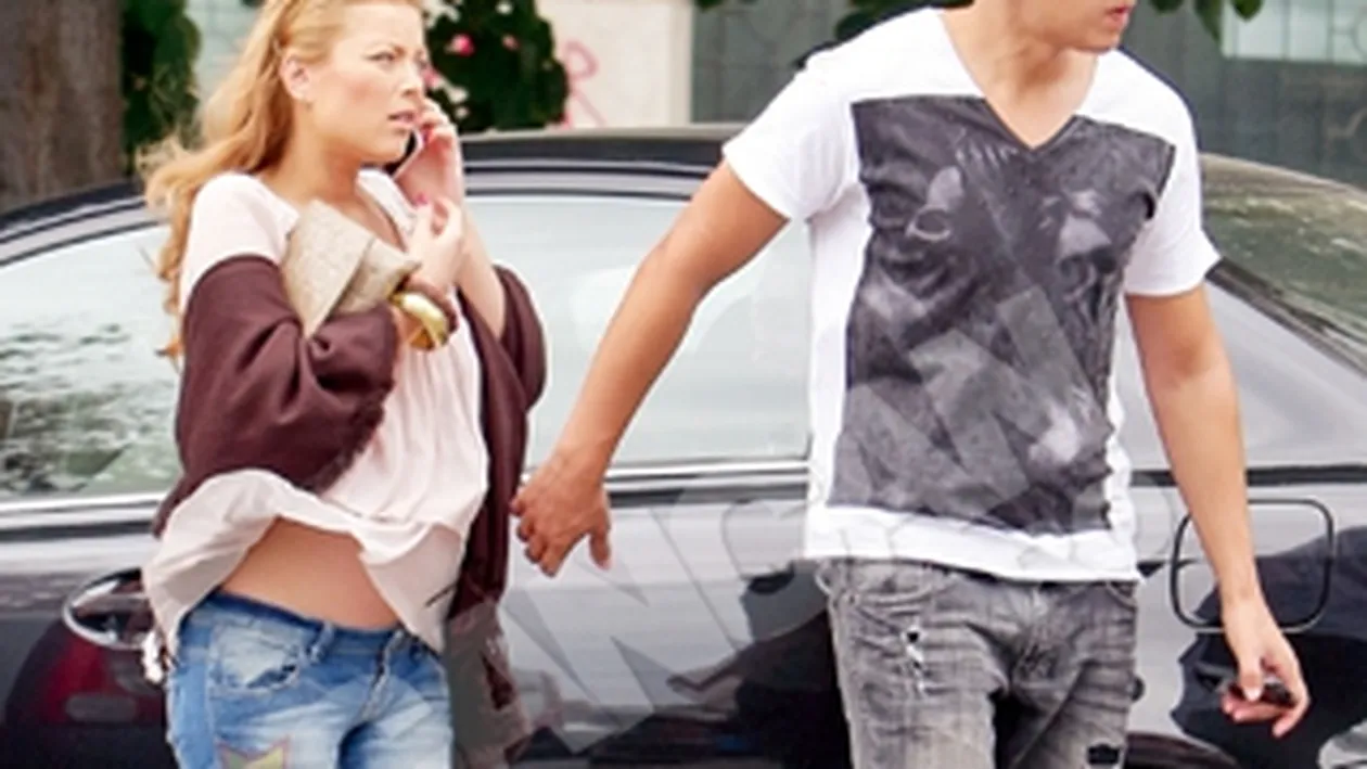 Sotul n-o scapa din ochi pe Elena Gheorghe