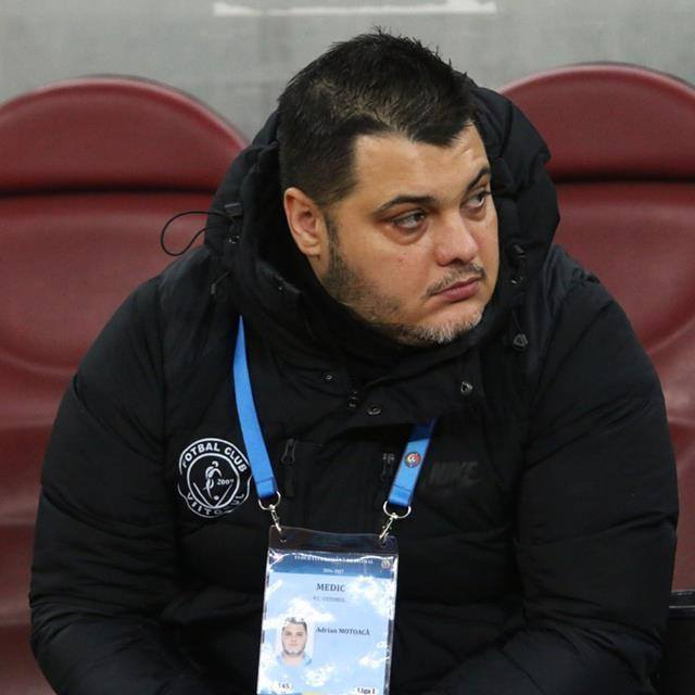 Adrian Motoacă, pe vremea când era medicul Viitorului