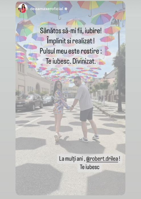 Puține femei fac asta pentru iubiții lor! Deea Maxer l-a dat pe spate pe Robert cu gestul de ziua lui