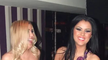 Surorile Crudu au facut chef cu sampanie si votca la un club de fite din Sinaia