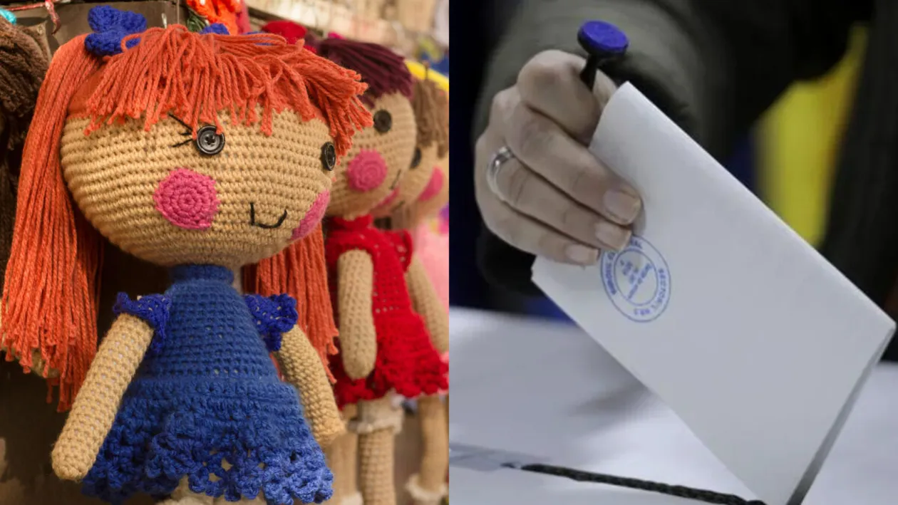 O tânără de 28 de ani din Galați s-a prezentat la secția de votare cu o păpușă cu care vorbea. Ulterior, a fost luată de un echipaj medical