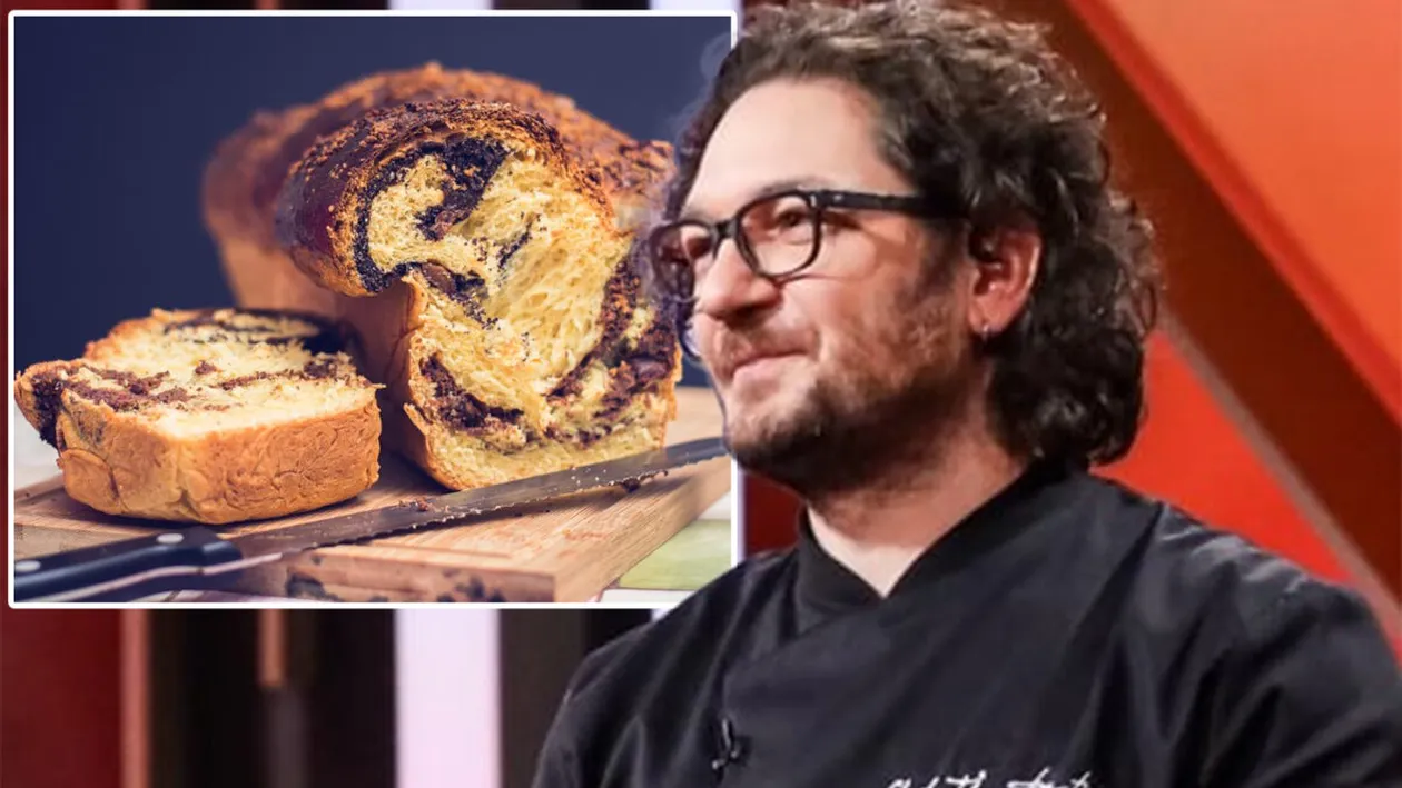 Rețeta de cozonac super-pufos a lui  Florin Dumitrescu. Ingredientul-minune folosit de celebrul chef