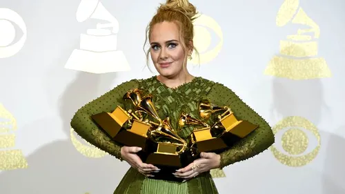 Celebra cântăreaţă ADELE a stabilit un nou record! Iată ce s-a întâmplat la Premiile Grammy