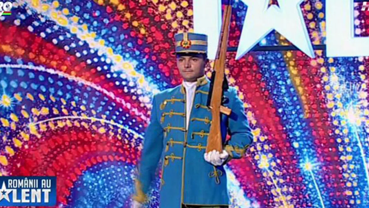 Un concurent a venit inarmat pe scena Romanii au talent! O sa tintesc publicul!