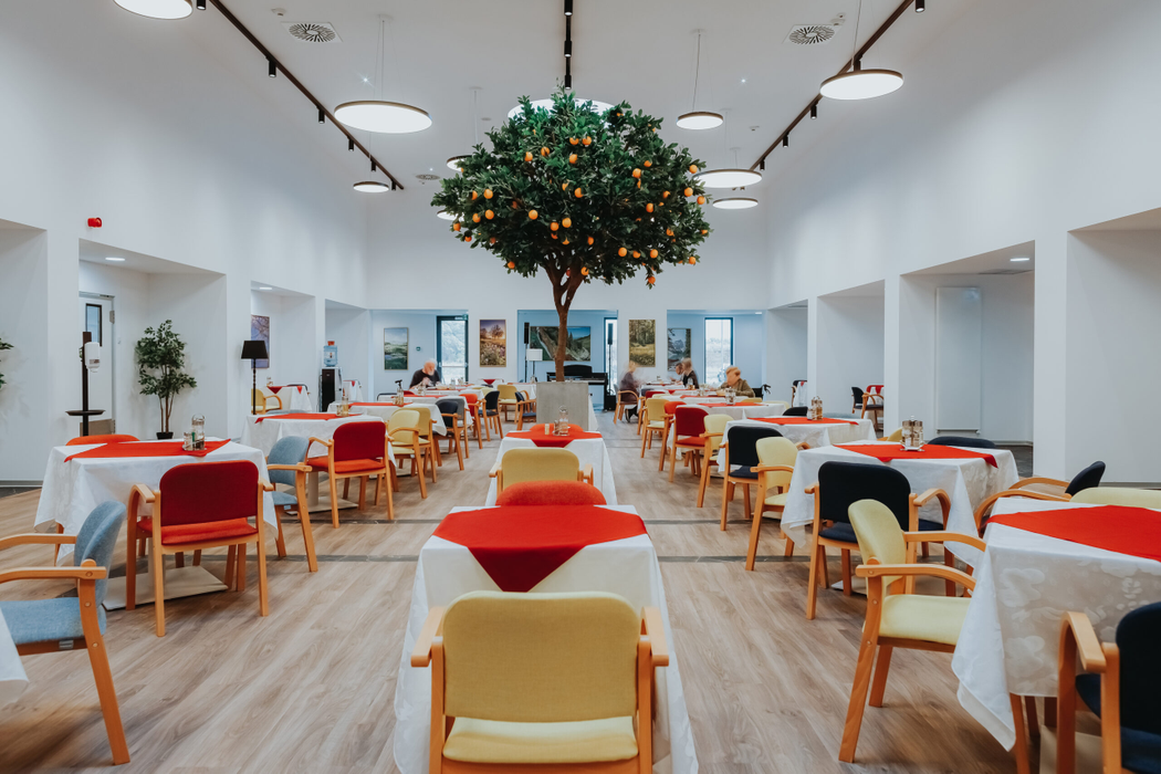 Cafeneaua și restaurantului ”hotelului pentru seniori”