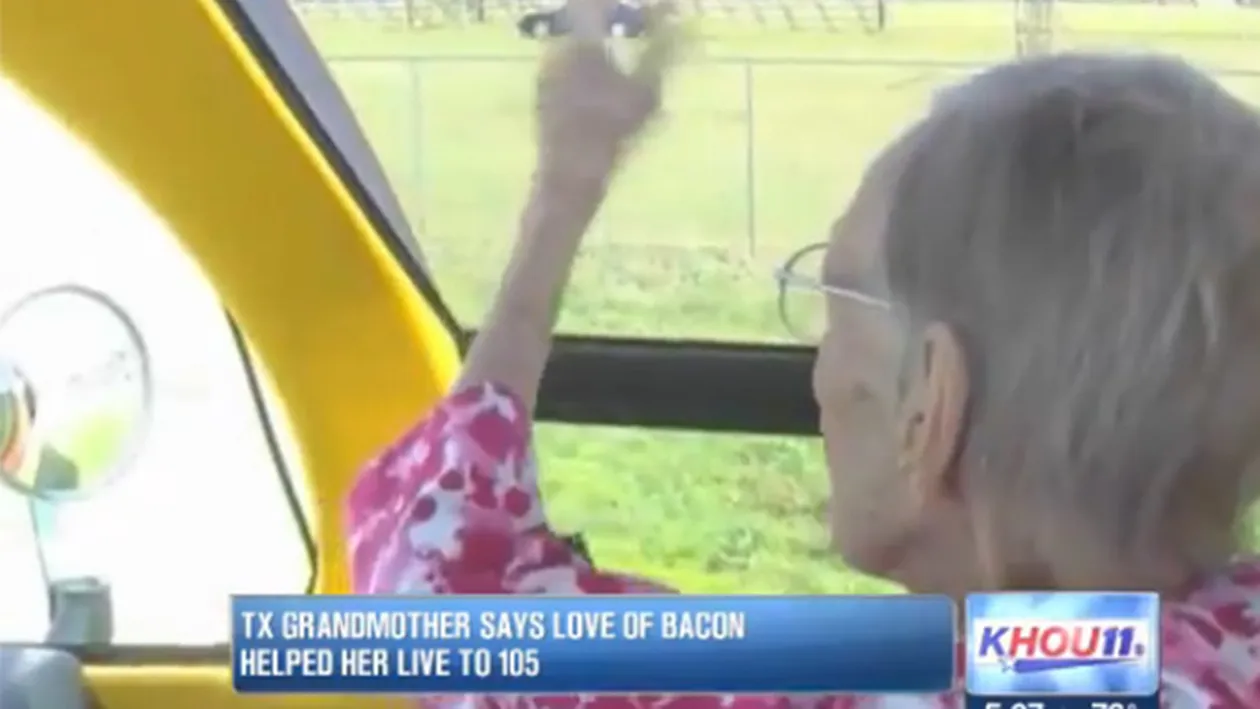 Are 105 si are un secret ULUITOR! Batranica asta a descoperit cheia vietii vesnice intr-un aliment pe care sigur il ai in frigider