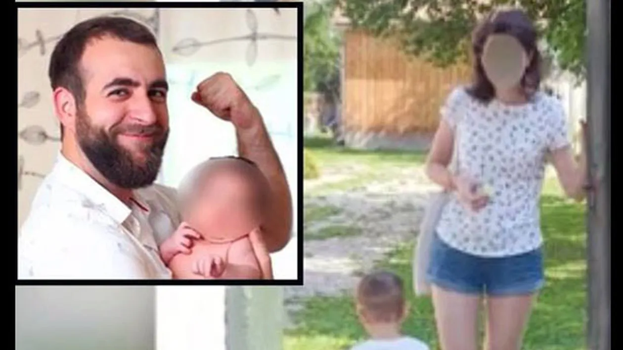Imagini zguduitoare! Alina și-a luat de la morga băiețelul de 3 ani împușcat în cap de tatăl lui
