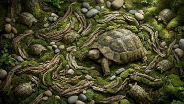 Iluzie optică virală | Câte broaște țestoase sunt, în total? Doar un geniu poate răspunde corect