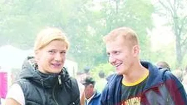 Carmen Amariei s-a antrenat cu bere