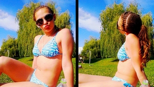 Pozeaza aproape dezbracata, ca o adevarata diva! Gimnasta facuta "grasa" de Mihaela Radulescu isi arata trupul fara inhibitii