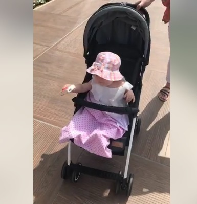 Sofia, fetiţa Biancăi Drăguşanu şi a lui Victor Slav