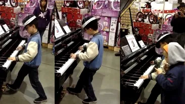 VIDEO Pustiul asta te va cuceri! Canta la pian ca un adevarat MAESTRU! Clipul a devenit viral pe internet