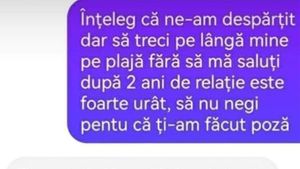 BANC | "Înțeleg că ne-am despărțit, dar să treci pe lângă mine, pe plajă, e foarte urât!"