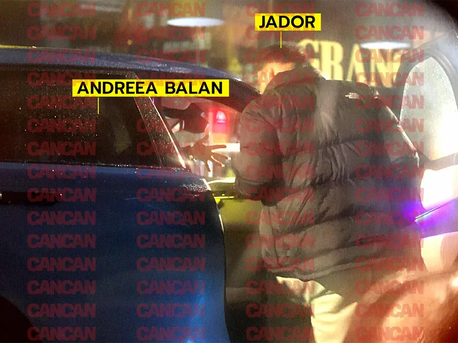 Andreea Bălan l-a "adunat" pe Jador din zona de nord a Capitalei / (Sursa: CANCAN.RO)