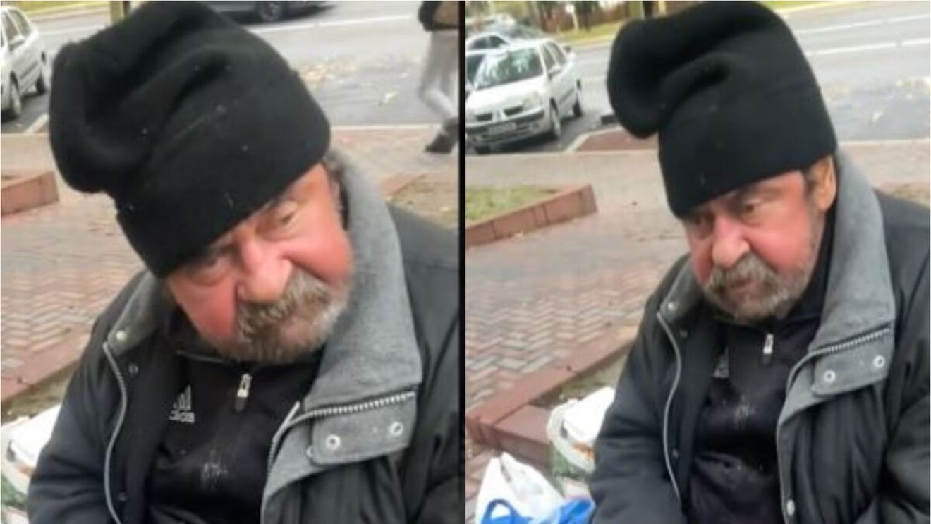 Povestea de viață a lui David, omul străzii care vorbește engleza la perfecție. Cum a ajuns să doarmă pe o bancă