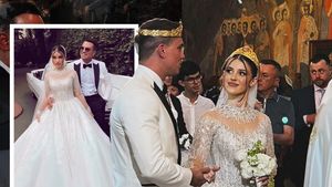 Primele imagini cu fiica lui Mugur Mihăescu în rochie de mireasă! ”Lumea bună” și-a dat întâlnire la nunta Ivonei Mihăescu cu Vlad Gabura