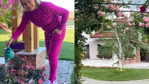 Cum arată casa ca un castel a Mirelei Vaida? Stă lângă pădure şi are o privelişte de vis. FOTO