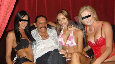 Blonda lui Irinel a ramas in sutien in fata unei vedete de la Hollywood