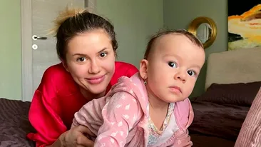 Emily Burghelea, de urgență la spital cu fetița ei: ”Mi-a fost frică toată noaptea că o să se sufoce”