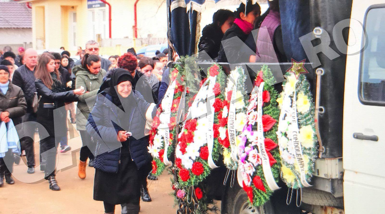 Familia Alinei Ciucu a plâns în continuu la înmormântare