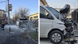 Grav accident de circulație în București! O femeie a fost lovită pe trotuar