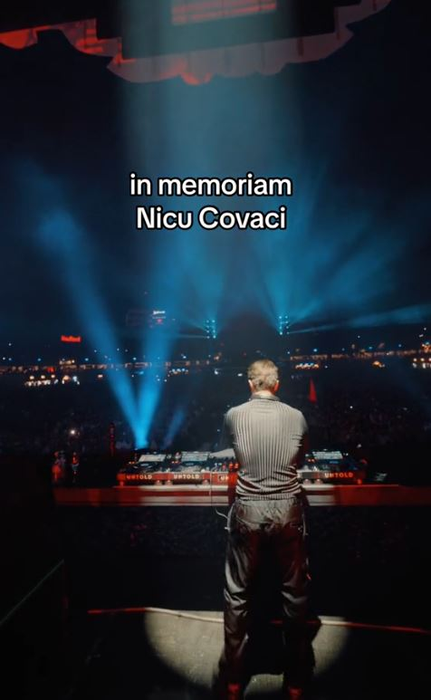 Salvatore Ganacci, moment in memoriam pentru Nicu Covaci / sursă: Captură video
