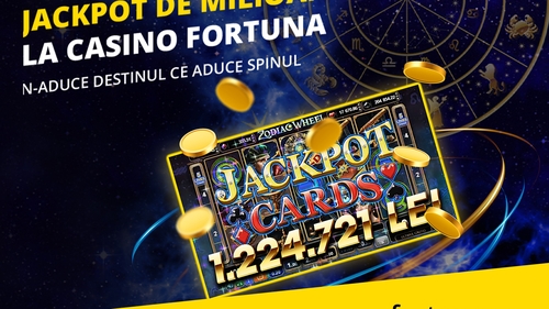 E bine, e foarte bine, cade Jackpotu’ pe tine