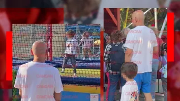 Imagini de colecție cu Damian Drăghici și băiețelul lui de doar patru ani, în parcul Herăstrău. Sunt un tată bătrânel și... Cum l-a răsfățat pe micuț